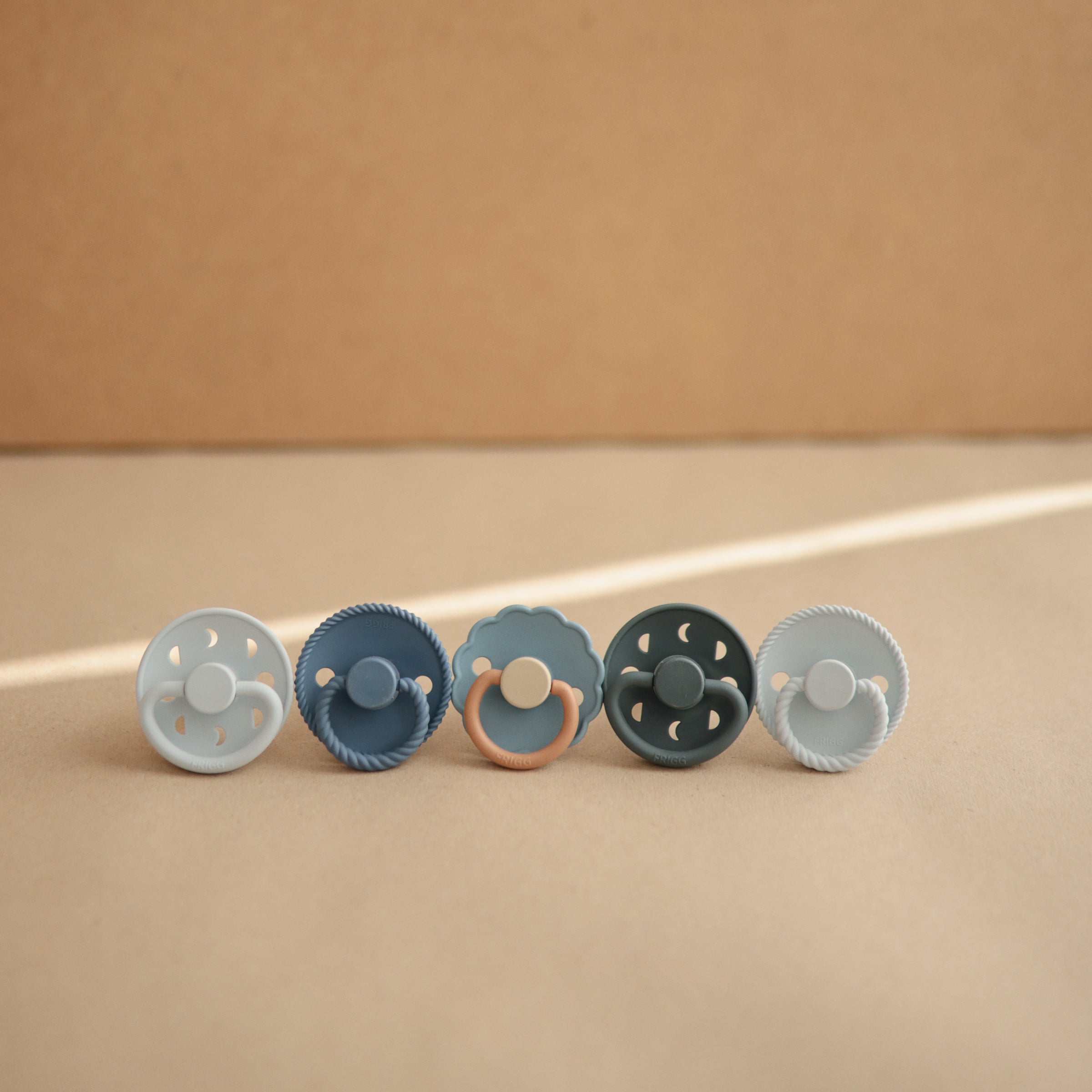Image of FRIGG Moon Silicone Pacifier 2-Pack